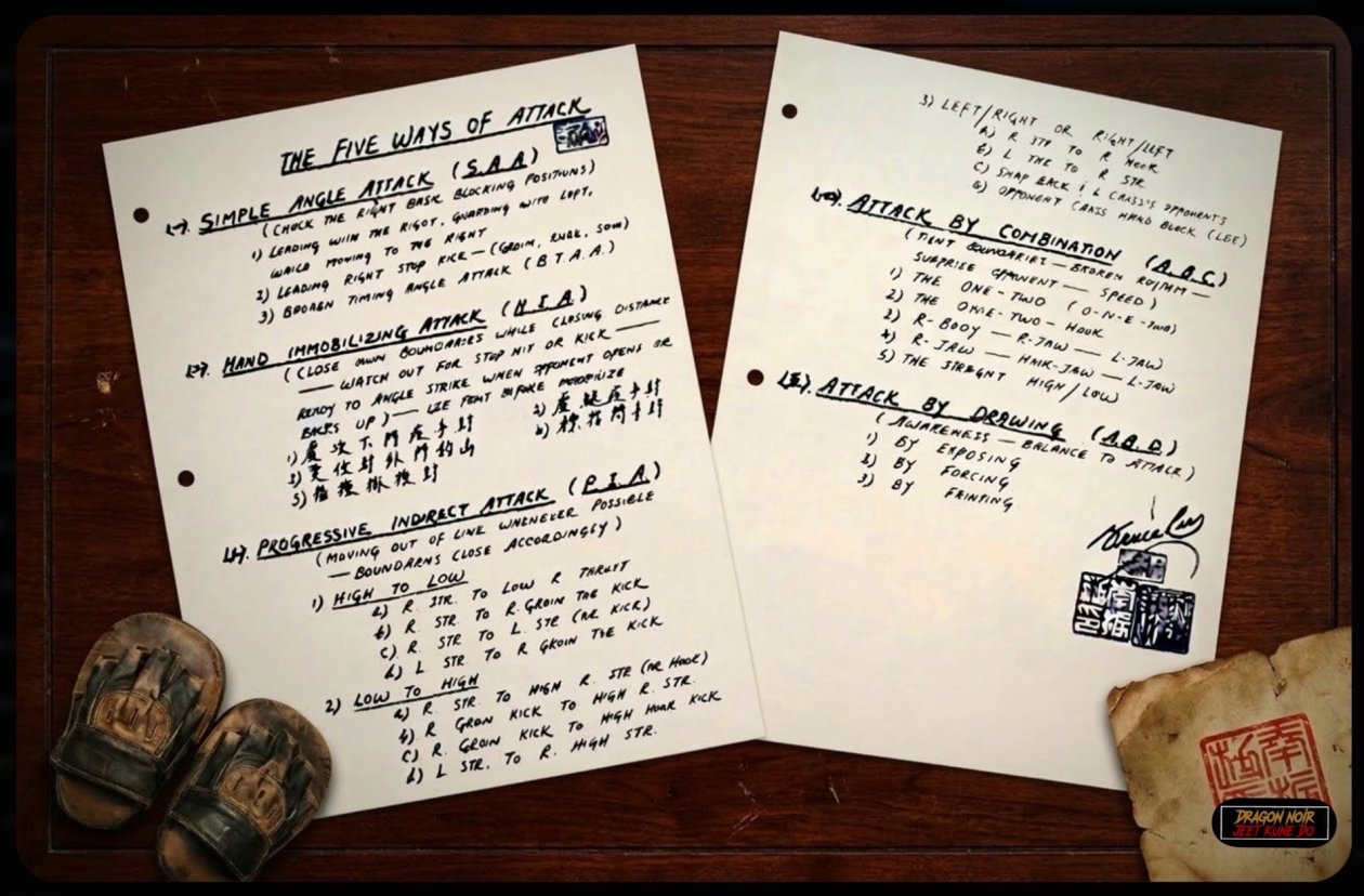 The Offensive Code: Decoding Bruce Lee's 5 Methods
