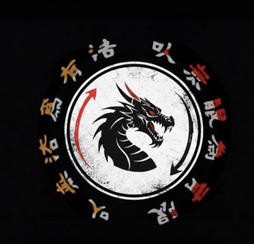 Logo Dragon Noir Jeet Kune Do
